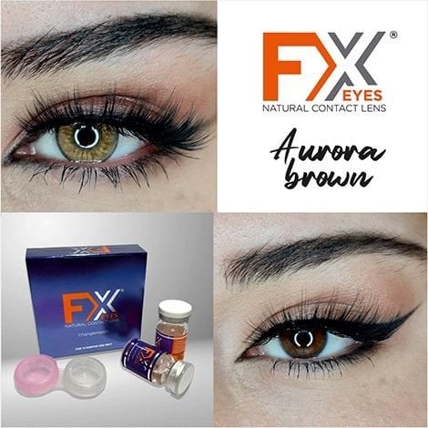 FXEyes Aurora Brown 1 Yıllık Lens