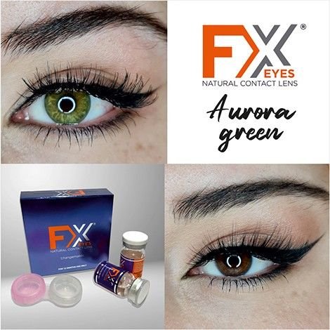 FXEyes Aurora Green 1 Yıllık Lens
