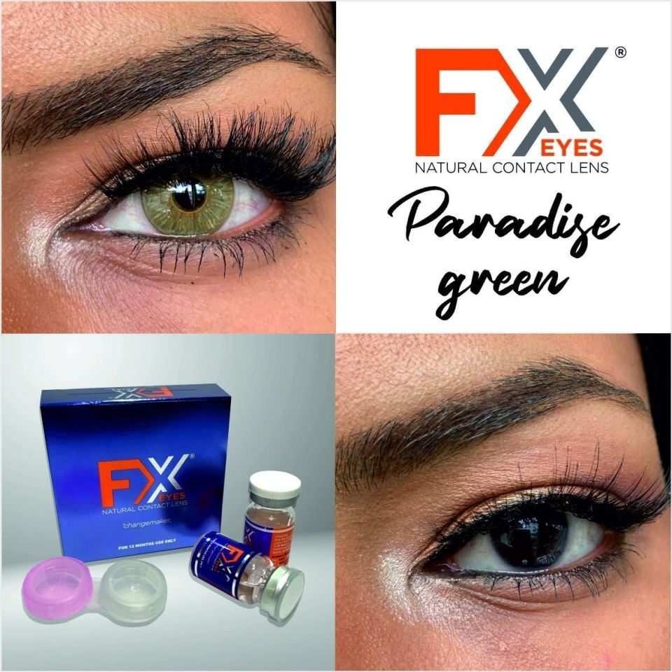 FXEyes Paradise Green 1 Yıllık Lens
