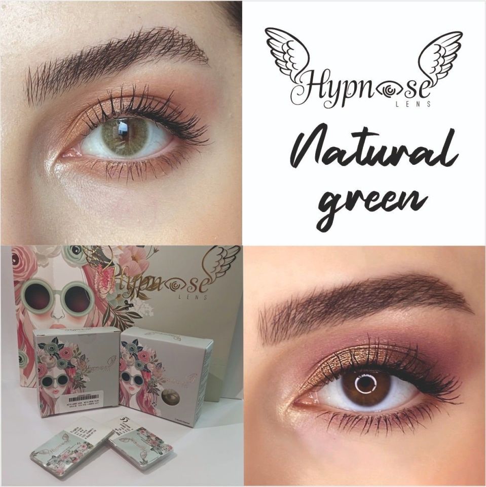 HYPNOSE 3 AYLIK LENSLER NATURAL GREEN -1.50